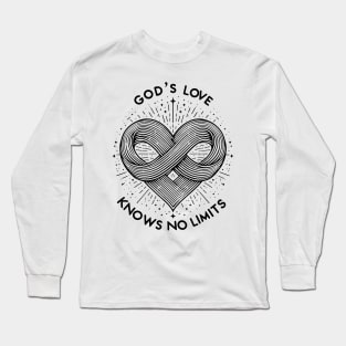 God's Love Knows No Limits Long Sleeve T-Shirt